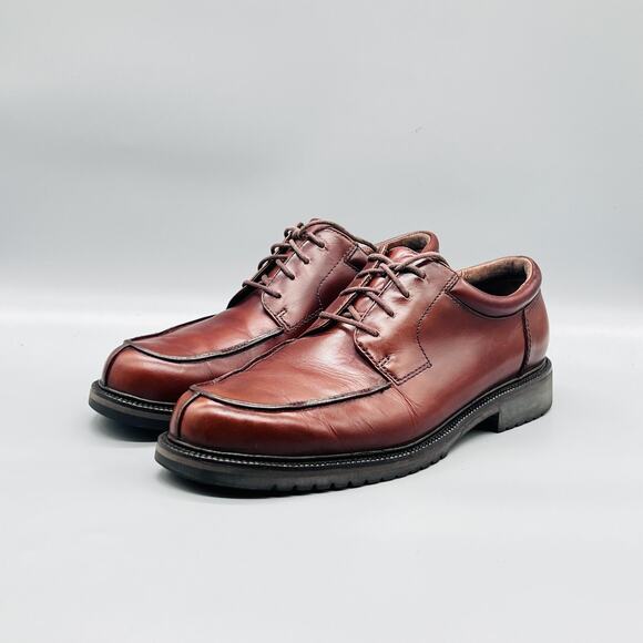 Cole Haan Shoes Mens 11 Brown Leather Country Moc Toe Lace Up Casual Vintage main image 9